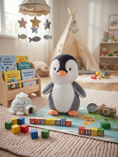 PELUŞ 40 CM PENGUEN