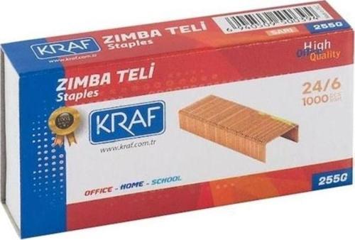 Zımba Teli 24/6 Sarı 1000 li 3 lü Set 255G