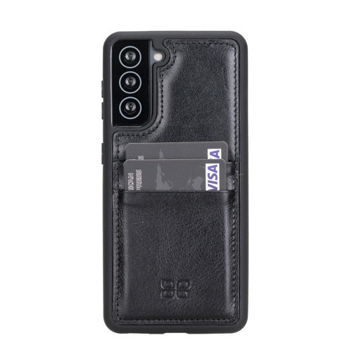 Samsung Galaxy S21 Uyumlu Deri Arka Kapak FXCP RST1