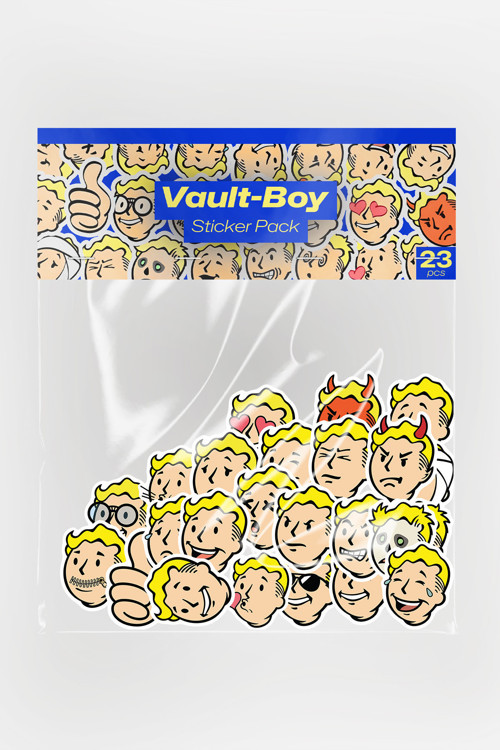 Fallout Vault-Boy Sticker Paketi 23 Parça Yapışkanlı Kaliteli Su Geçirmez Etiket Seti