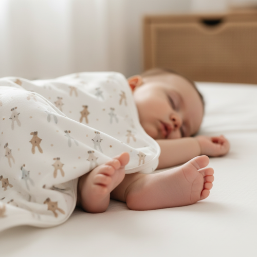 Unisex Yenidoğan Bebek Battaniyesi Tavşan Desenli Pamuklu
