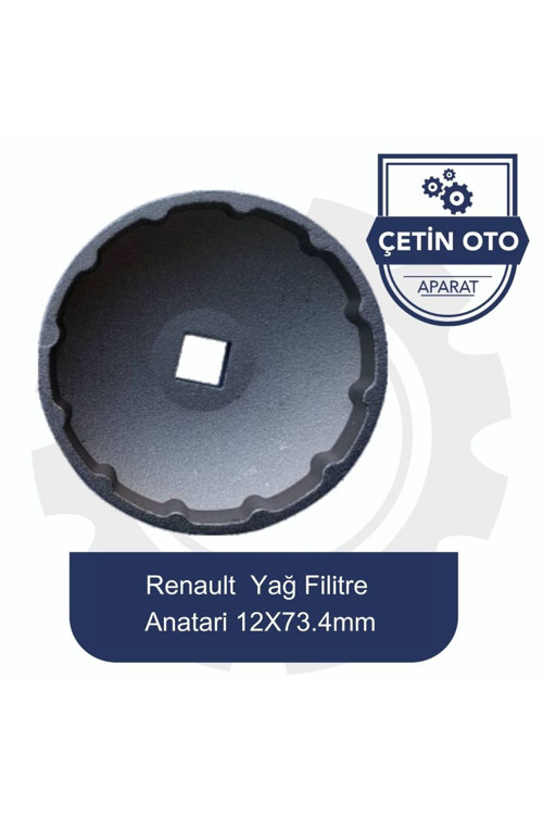 Renault Yağ Filitre Anahtarı 12X73.4Mm