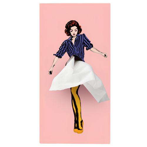 Tissue Up Girl Ruby Peçetelik Pembe