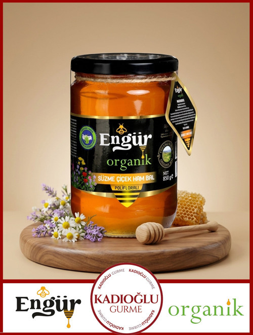 ORGANİK SÜZME ÇİÇEK BALI 850GR