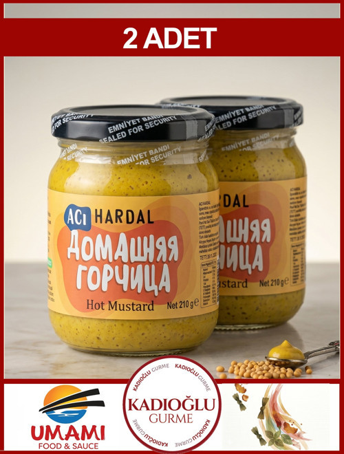 Acı Hardal (Hot Mustard) 210 gr X 2 ADET
