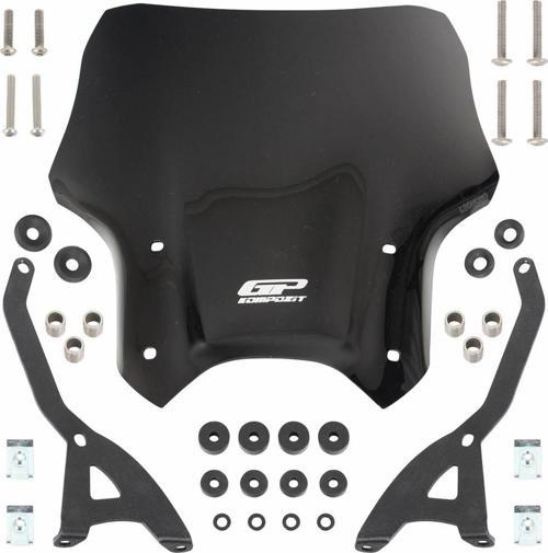 Benelli Leoncino 2019-2020 Uyumlu Kısa Ön Cam Siyah