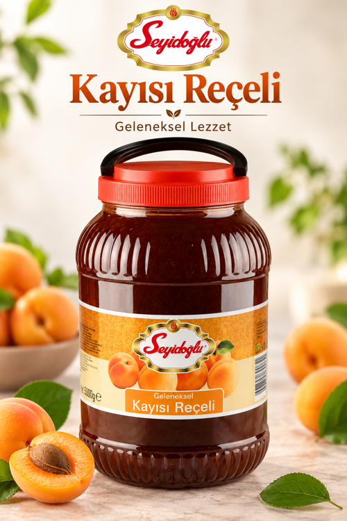 Kayısı Reçeli 5 Kg – Geleneksel Lezzet | Ekonomik Boy