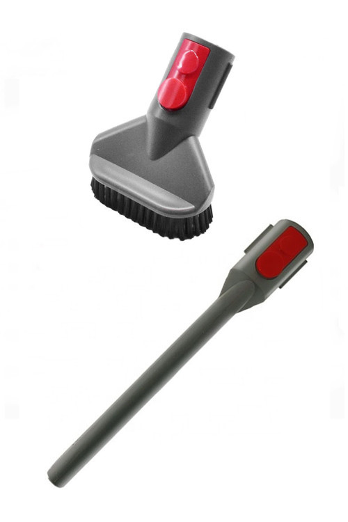 Dyson V7 V8 V10 V11 V15 Uyumlu Süpürge Başlığı Koltuk & Mobilya Aparatı Uzun Uç + Fırça Uç