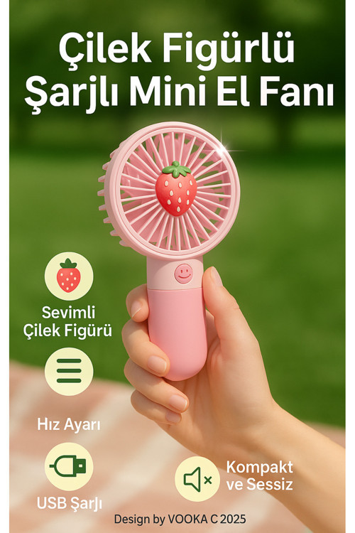 Fan Soğutucu Mini Vantilatör Klima Güçlü Serinletici Taşınabilir Şarjlı Masa Üstü Sessiz Standlı