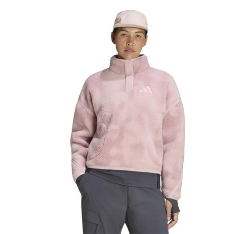 KS2313-K adidas W Mt Ess Hp Aop Kadın Sweatshirt Pembe
