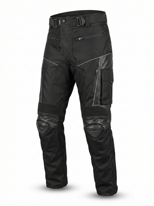 CE2630 Motosiklet Pantolonu 4 Mevsim Titanyum Korumalı Maxdura 600-D Kumaş Motorcu Pantolon