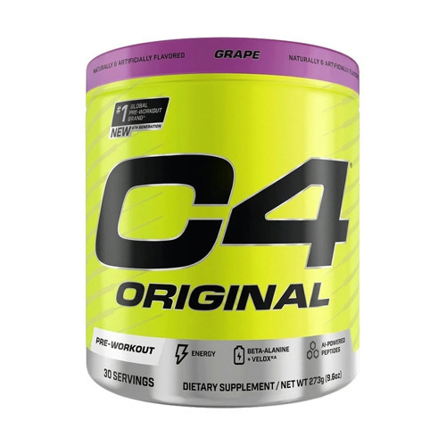 C4 Original Energy Booster Preworkout 273 G 30 Servis - Grape