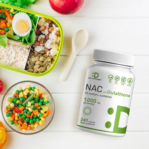 N.A.C N-Acetyl Cysteine with Reduced Glutathione 240 Caps