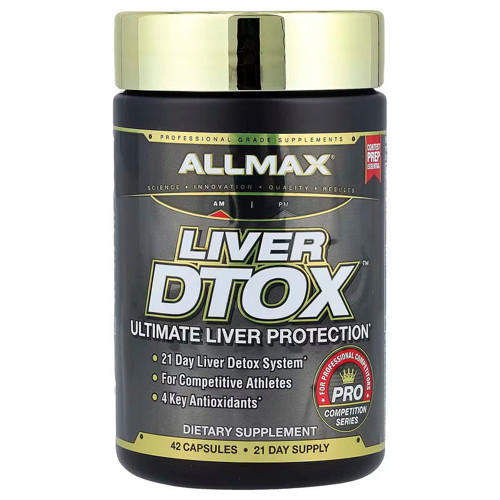Liver D-Tox Best Detox Liver N-Acetyl-Cysteine Milk thistle Turmeric Artichoke 42 Caps