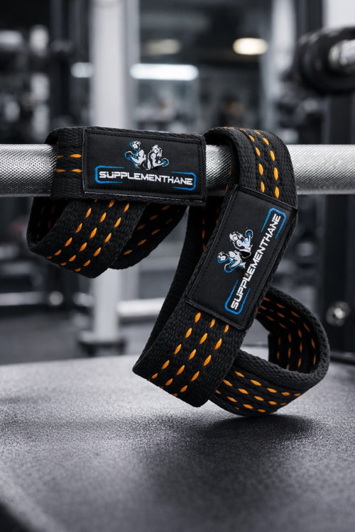 8 Loop Lifting Straps Halter Kayışı Straps 2'li Paket - Turuncu