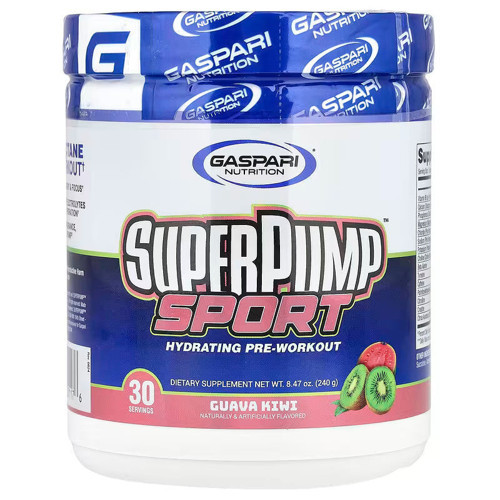 SuperPump Sport Hydrating PreWorkout Guava and Kiwi 240 g