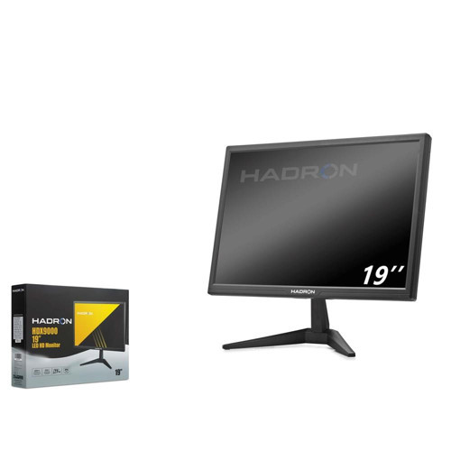 Hdx9000 19" Led HD Monitör HDMI + VGA 75HZ 1440X900 Panel Siyah