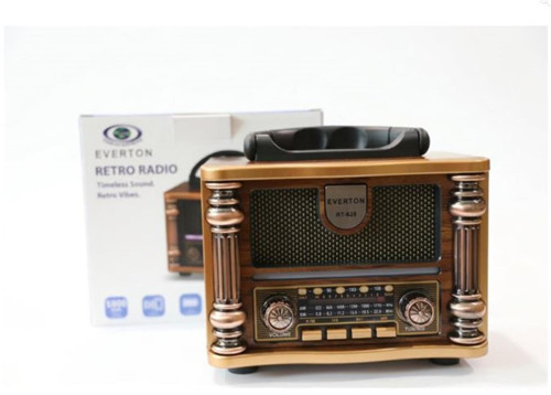 Rt-628 Retro Vibes Bluetooth Fm-Usb-Tf-Aux Şarjlı Nostaljik Radyo Led