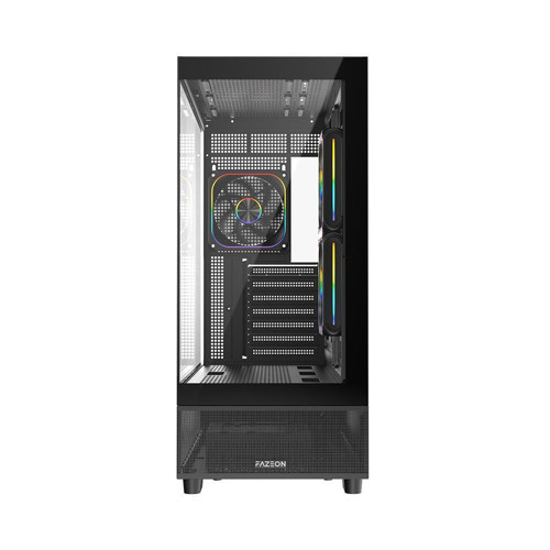 F17 F17A750BBQ ARGB Fanlı Siyah 750 W ATX Oyuncu Kasası