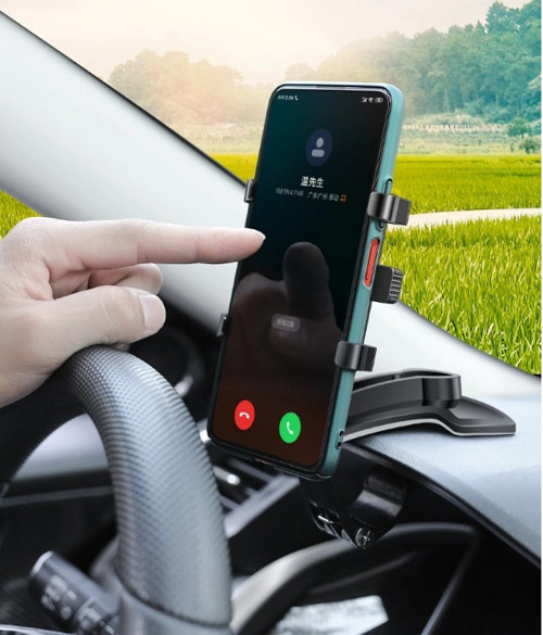 Araba Gösterge Üstüne Takılan 360 Oynar Başlıklı Telefon Tutucu (5324)