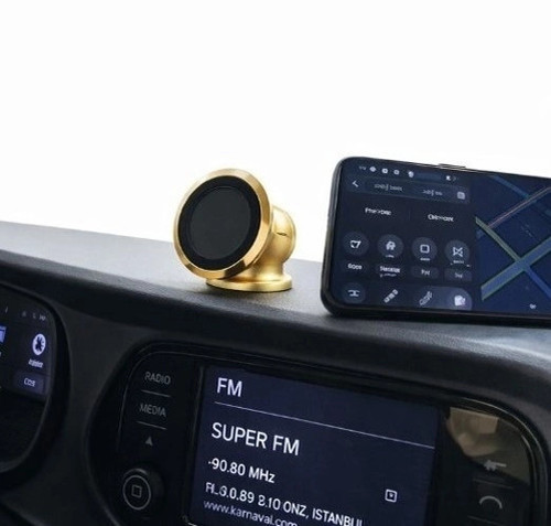 Metal Telefon Tutucu Torpidoya Yapışan Mıknatıslı (5324)