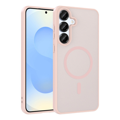 Galaxy A56 Kılıf M-safe Şarj Özellikli Babet Kılıf - Pembe