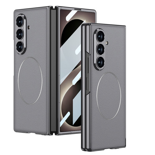 Galaxy Z Fold 8 Ultra Kılıf M-safe Şarj Özellikli Kıpta KPT-10 Sert PC Kılıf - Gri