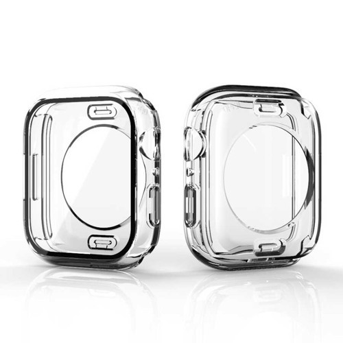 Watch 44mm 360 Derece Korumalı Kasa ve Ekran Koruyucu Watch Gard 12 - Renksiz