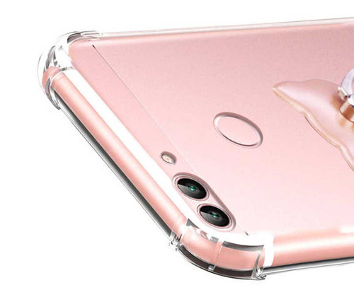 Huawei P Smart Kılıf Nitro Anti Shock Silikon - Renksiz