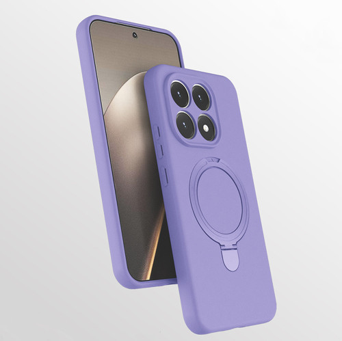 Xiaomi 15T Kılıf M-safe Şarj Özellikli Standlı Samara Kılıf - Lila