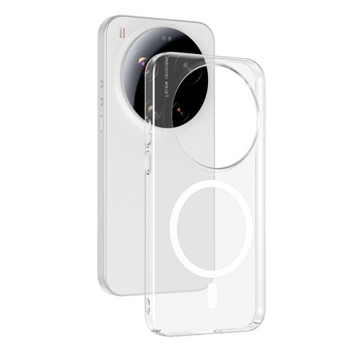 Xiaomi 17 Ultra Kamera Korumalı M-Safe Şarj Özellikli Şeffaf London Sert PC Kılıf - Şeffaf