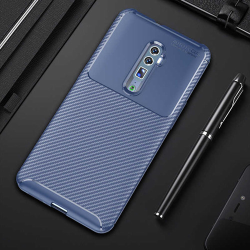 Oppo Reno 10X Zoom Kılıf Negro Silikon Kılıf - Lacivert