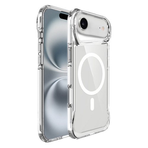 iPhone 17 Air Kılıf M-safe Şarj Özellikli T-Max M-safe Kılıf - Şeffaf