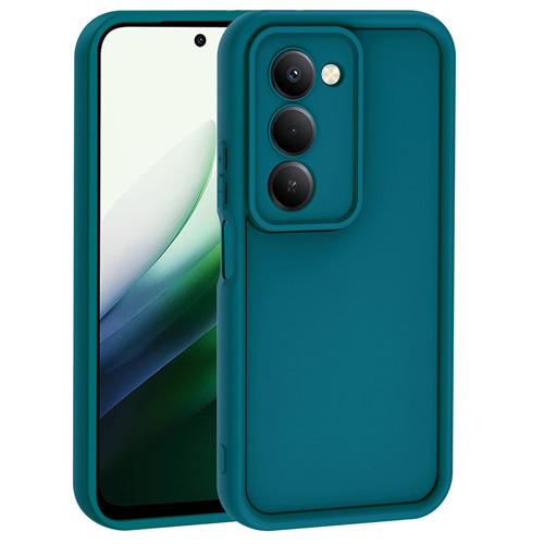 Xiaomi Redmi 15 Kılıf Kamera Korumalı Ananas Kılıf - Koyu Yeşil