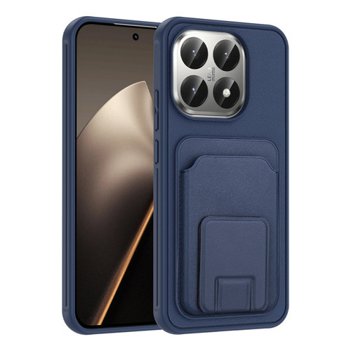 Xiaomi 15T Kılıf Kartlıklı TPU Bikart Kılıf - Lacivert