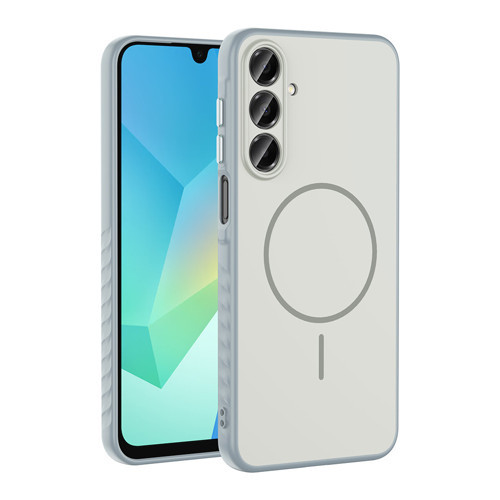 Galaxy A16 Kılıf M-safe Şarj Özellikli Tea Kılıf - Gümüş