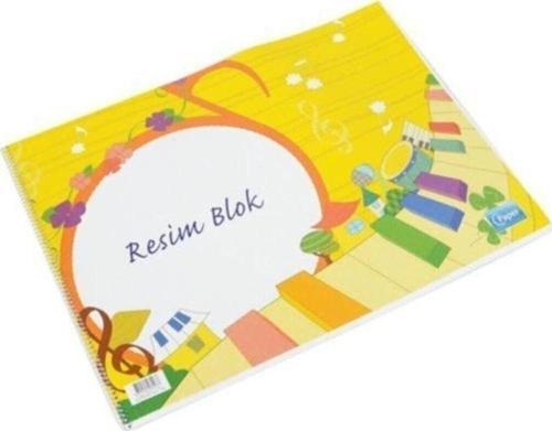 25X35 Cm Spiralli Karton Kapak Resim Defteri