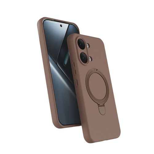 Xiaomi Poco X8 Pro Max Kılıf M-safe Şarj Özellikli Standlı Samara Kılıf - Desert Gold