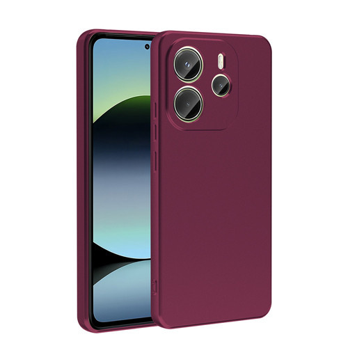 Xiaomi Redmi Note 14 4G Kılıf Premier Silikon Kılıf - Mürdüm
