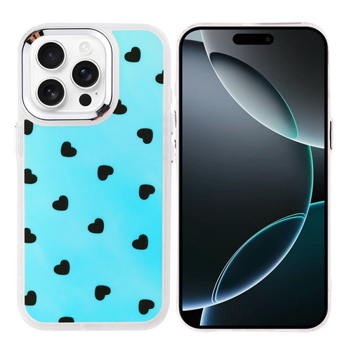 iPhone 16 Pro Kılıf Airbag Tasarımlı Hadra Kılıf - Kalp