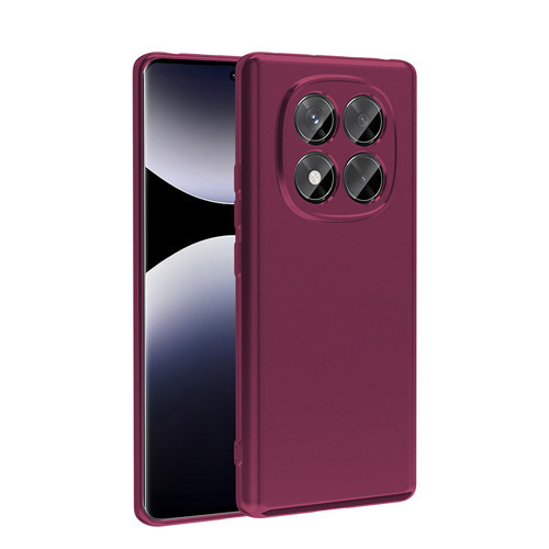 Xiaomi Redmi Note 14 Pro 4G Kılıf Premier Silikon Kılıf - Mürdüm