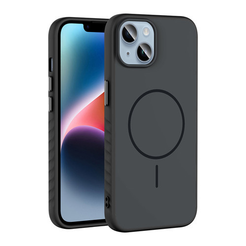 iPhone 14 Kılıf M-safe Şarj Özellikli Tea Kılıf - Siyah