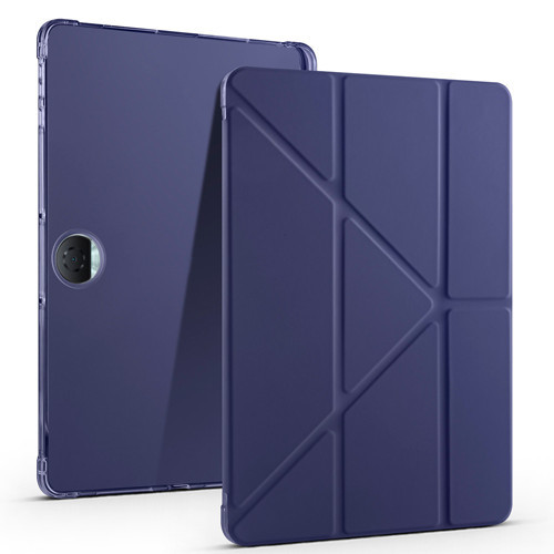 Honor Pad 9 Kılıf Tri Folding Kalem Bölmeli Standlı Kılıf - Lacivert