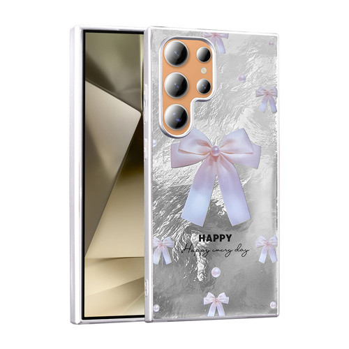 Galaxy S23 Ultra Kılıf Desenli Mep Kılıf - İncili Fiyonk