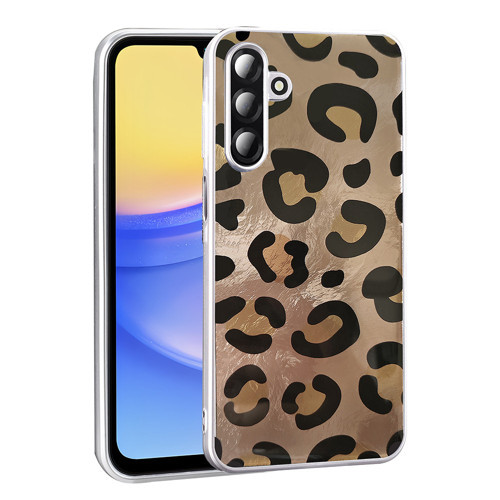 Galaxy A26 Kılıf Desenli Mep Kılıf - Gold Leopar