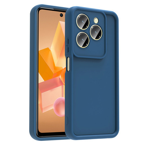 İnfinix Hot 40 Pro Kılıf Kamera Korumalı Ananas Kılıf - Koyu Yeşil