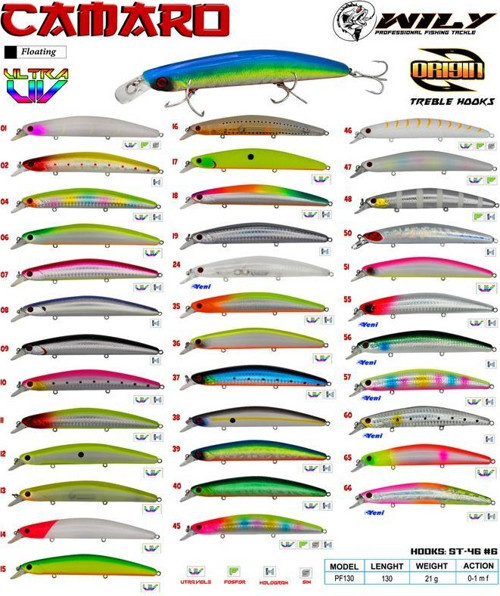 Camaro 13 cm 21 gr Maket Balık (0-1M) Floating 24