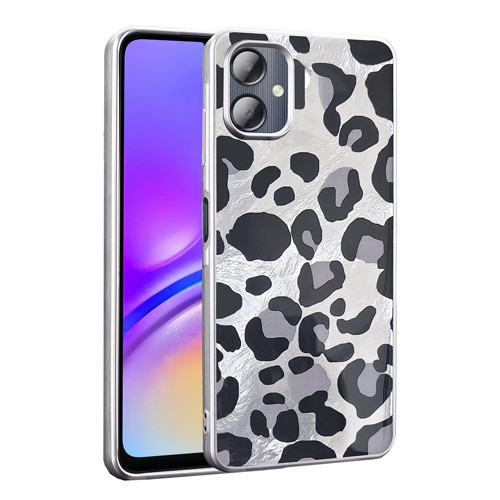Galaxy A06 Kılıf Desenli Mep Kılıf - Gri Leopar