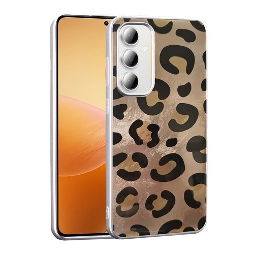 Galaxy S24 FE Kılıf Desenli Mep Kılıf - Gold Leopar