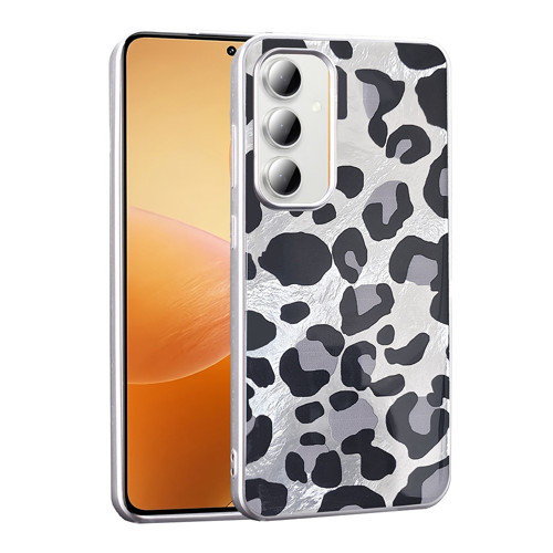 Galaxy A35 Kılıf Desenli Mep Kılıf - Gri Leopar